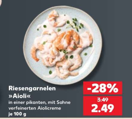 Riesengarnelen »Aioli«
