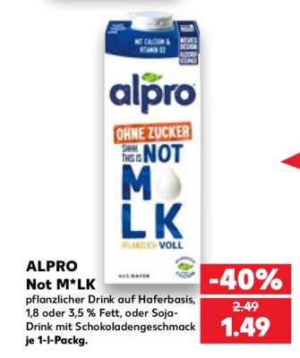 ALPRO Not M*lk