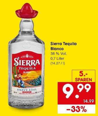 SIERRA Tequila Blanco