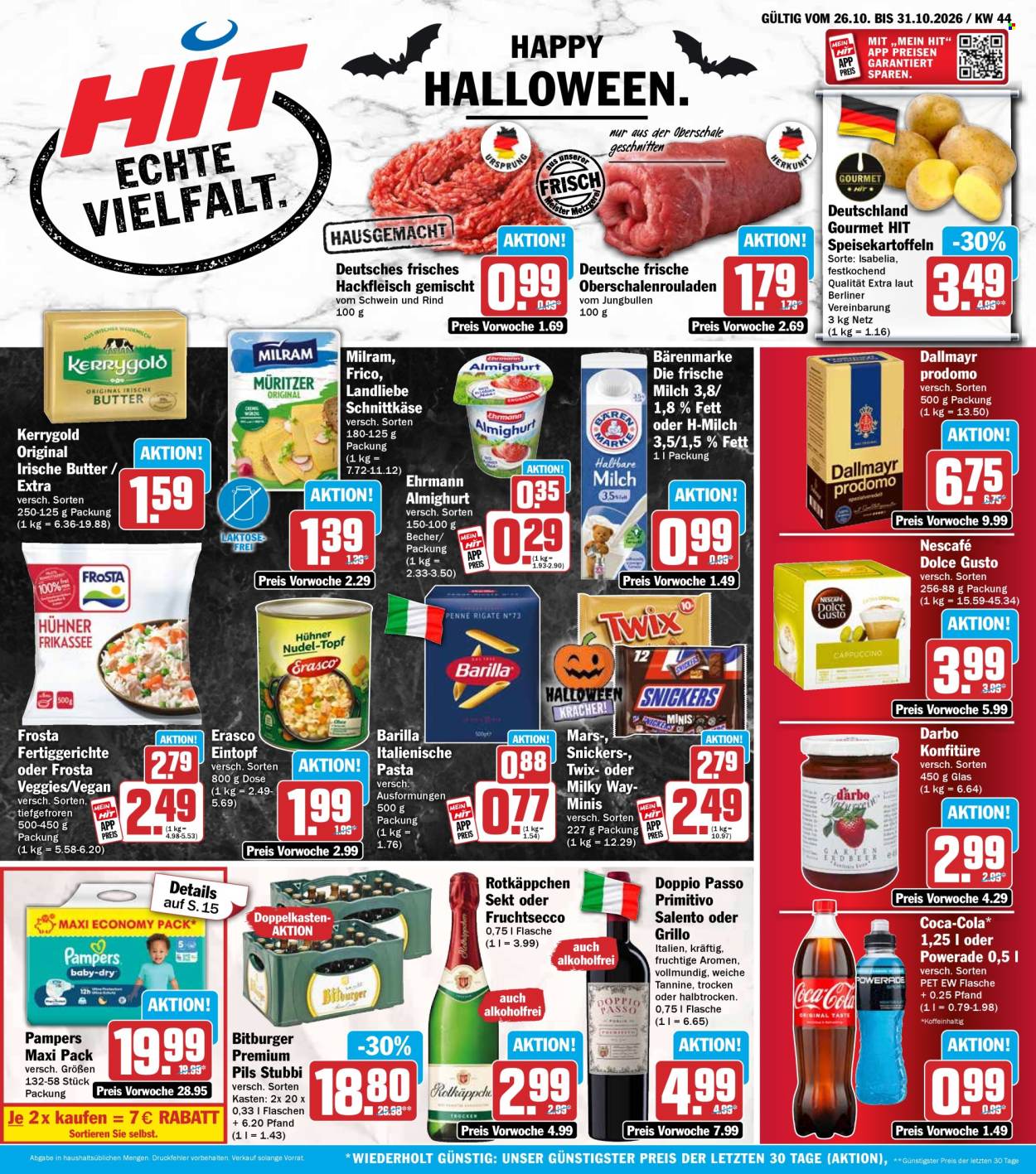 Hit Prospekte  - 26.10.2026 - 31.10.2026. Seite 1
