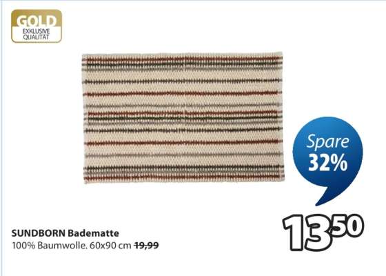 SUNDBORN Badematte