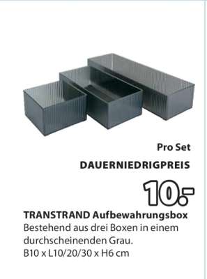 TRANSTRAND Aufbewahrungsbox