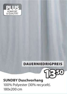 SUNDBY Duschvorhang