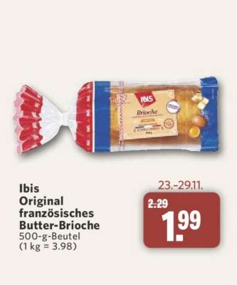 Ibis Original französisches Butter-Brioche