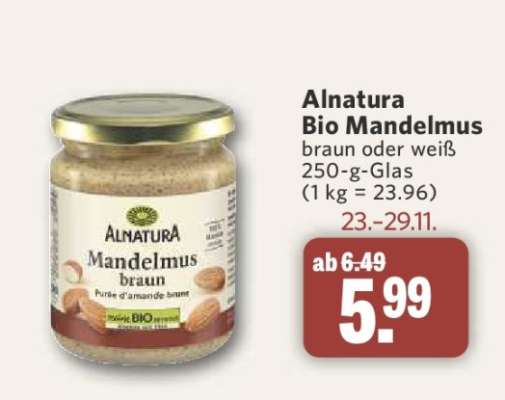 Alnatura Bio Mandelmus