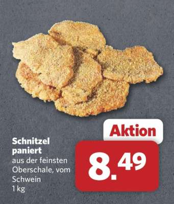 Schnitzel paniert