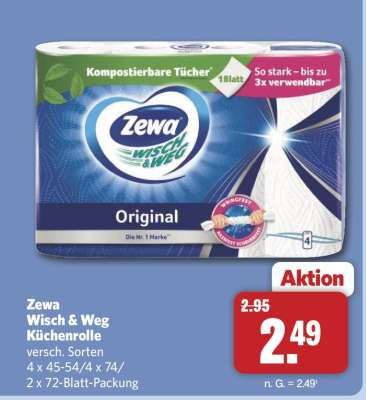 Zewa Wisch & Weg Küchenrolle