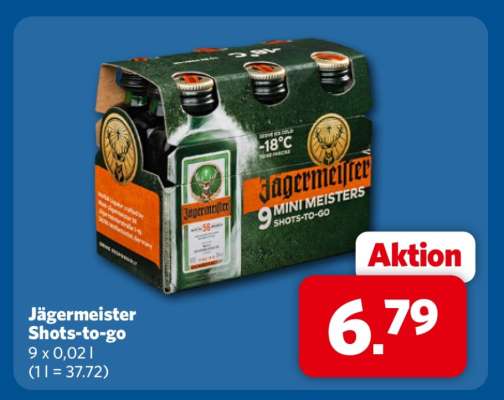 Jägermeister Shots-to-go
