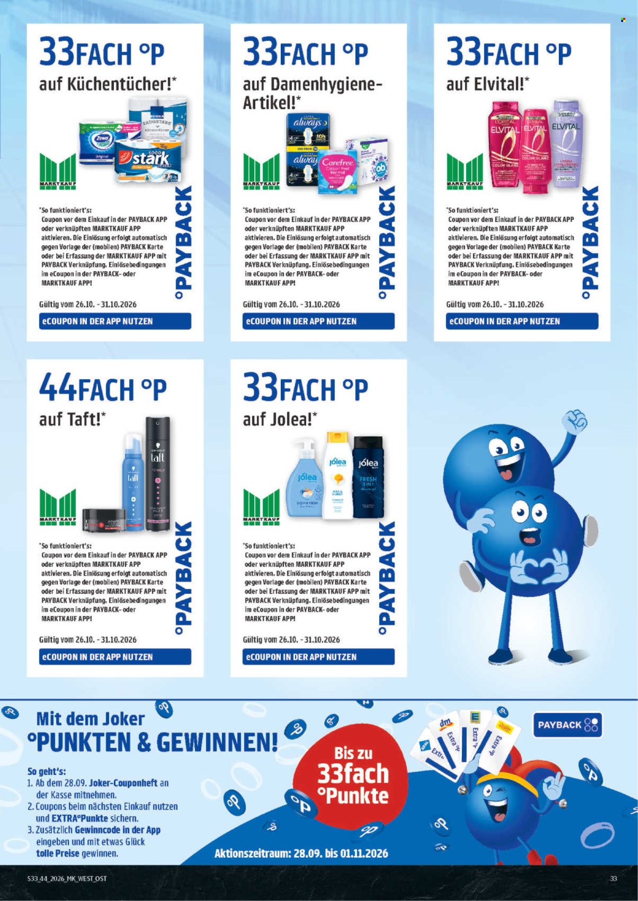 Marktkauf Prospekte  - 26.10.2026 - 31.10.2026. Seite 33