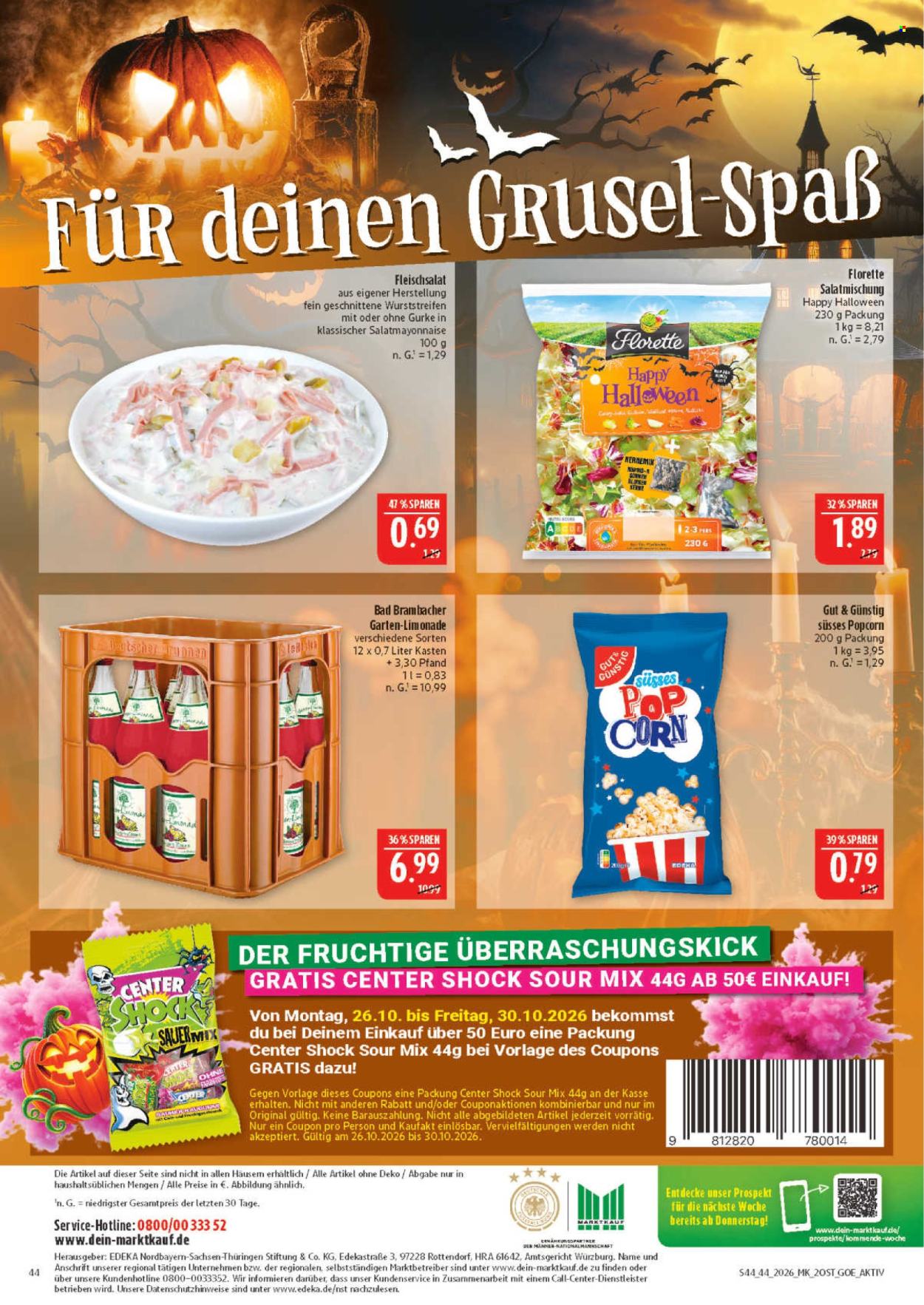 Marktkauf Prospekte  - 26.10.2026 - 31.10.2026. Seite 44
