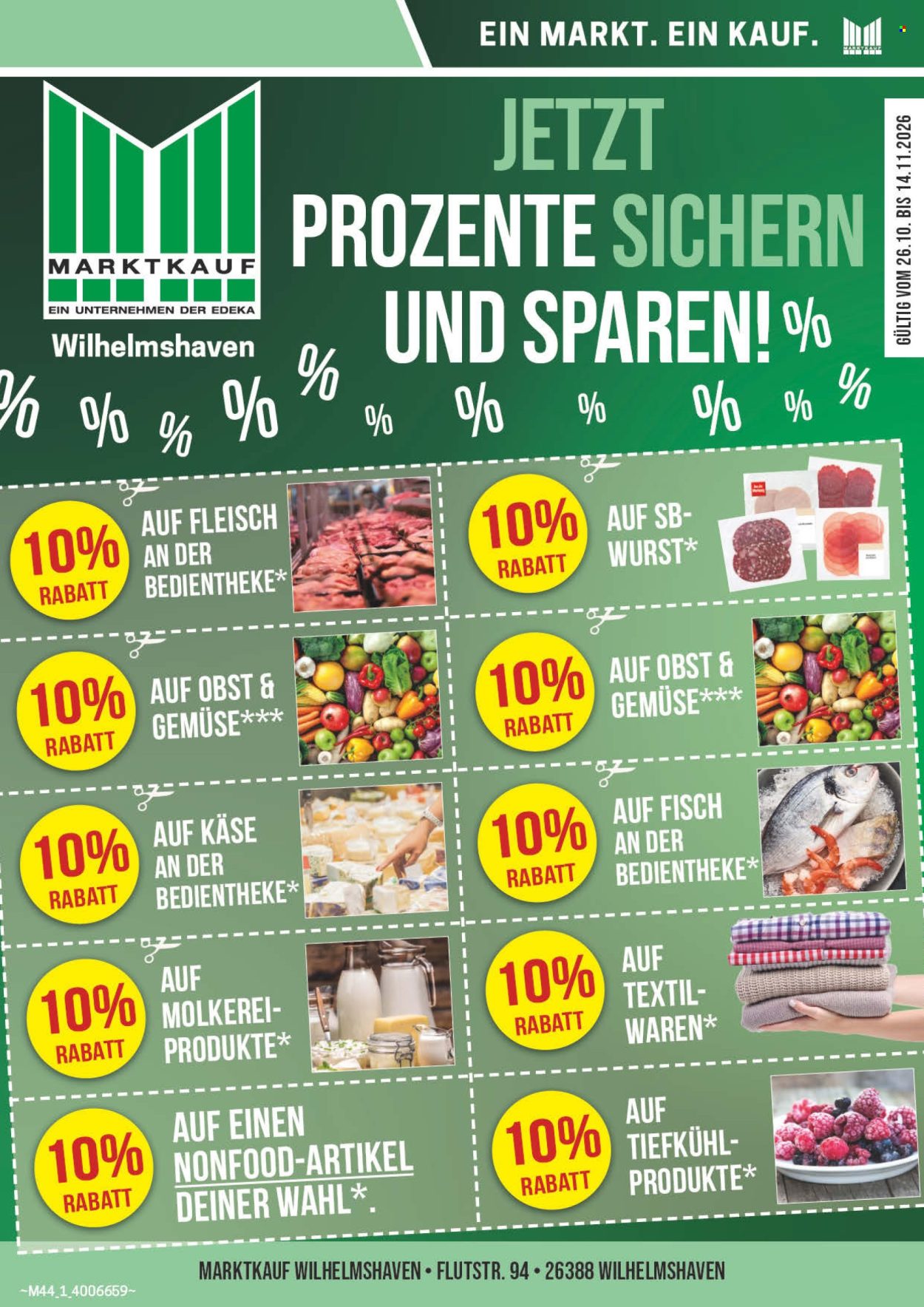 Marktkauf Prospekte  - 26.10.2026 - 31.10.2026. Seite 1