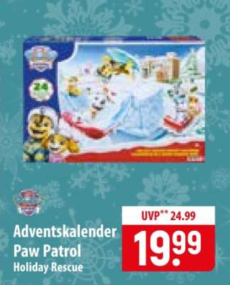Adventskalender Paw Patrol Holiday Rescue
