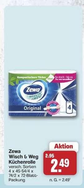 Zewa Wisch & Weg Küchenrolle