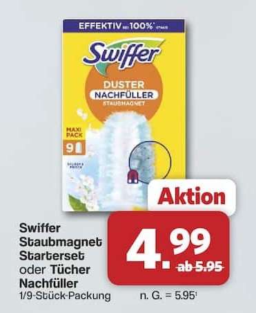 Swiffer Staubmagnet Starterset oder Tücher Nachfüller