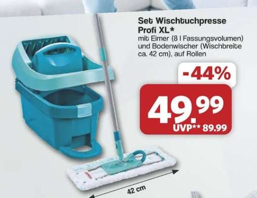 Set Wischtuchpresse Profi XL