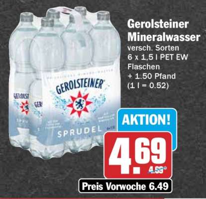 Gerolsteiner Mineralwasser