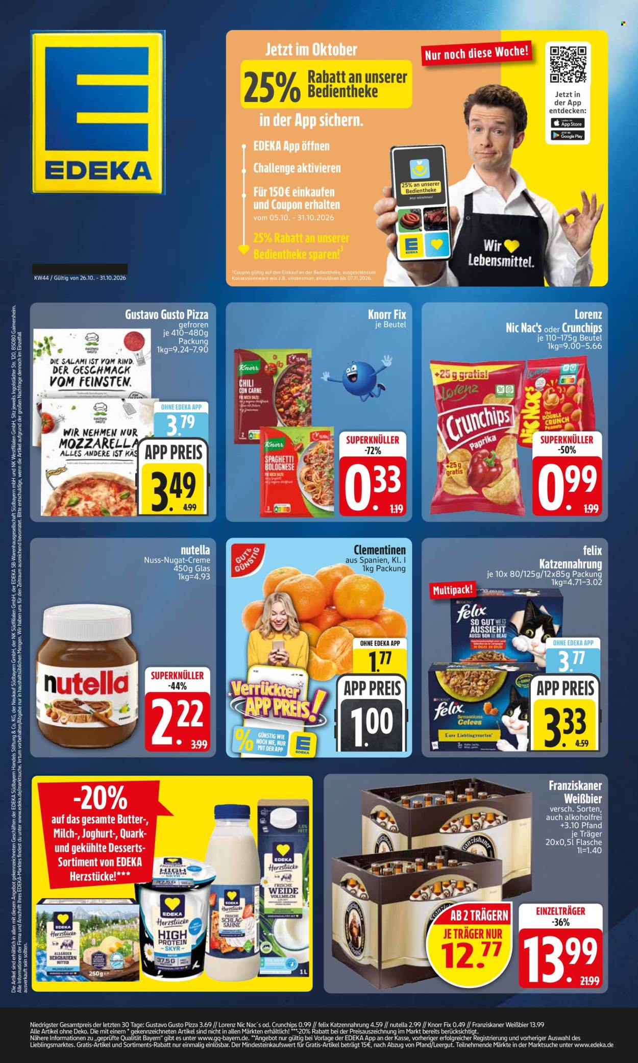 Edeka Prospekte  - 26.10.2026 - 31.10.2026. Seite 1