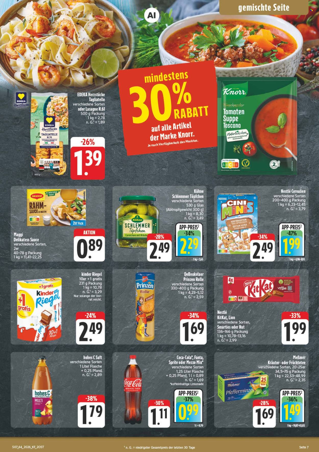 Edeka Prospekte  - 26.10.2026 - 31.10.2026. Seite 7