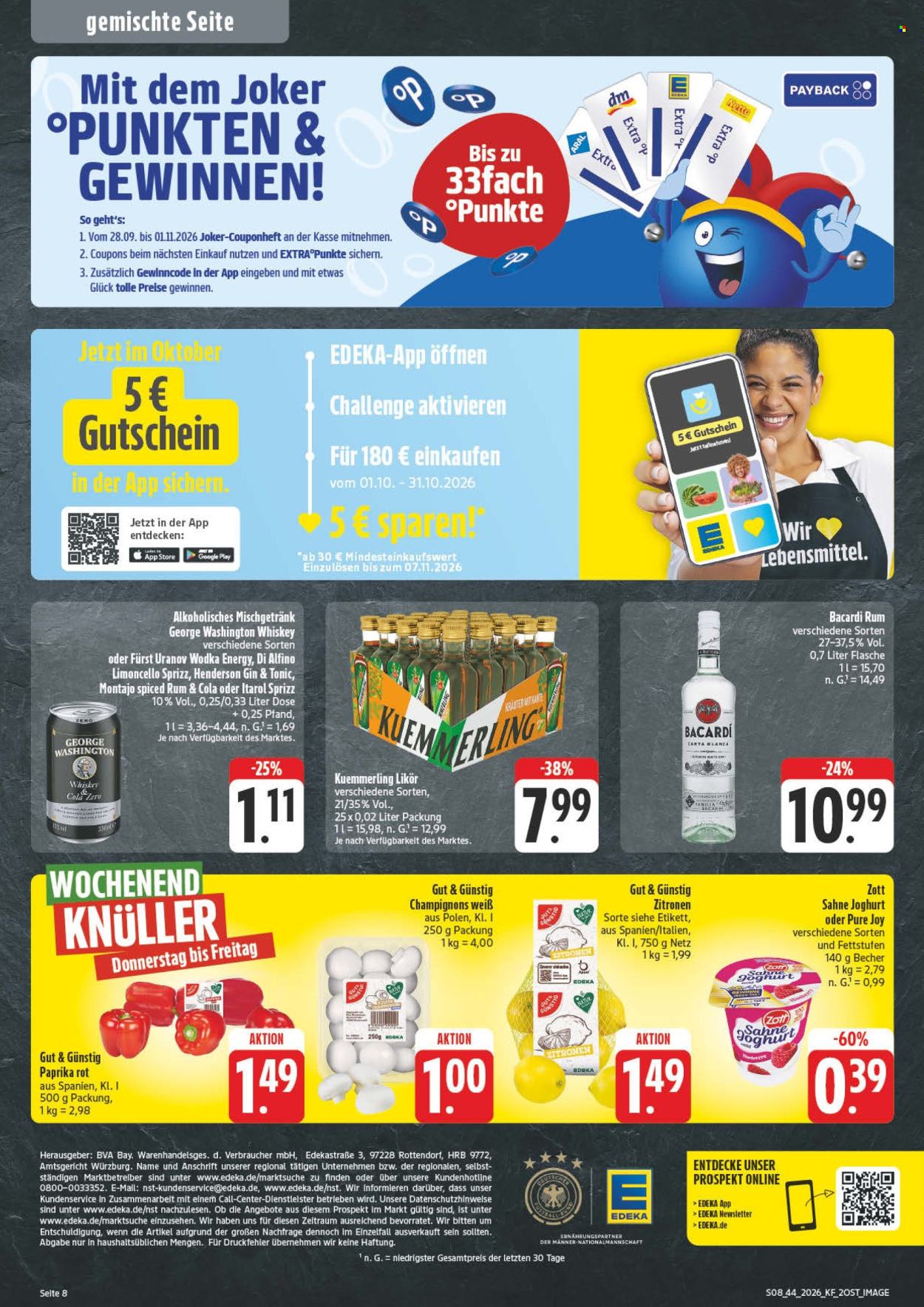Edeka Prospekte  - 26.10.2026 - 31.10.2026. Seite 8