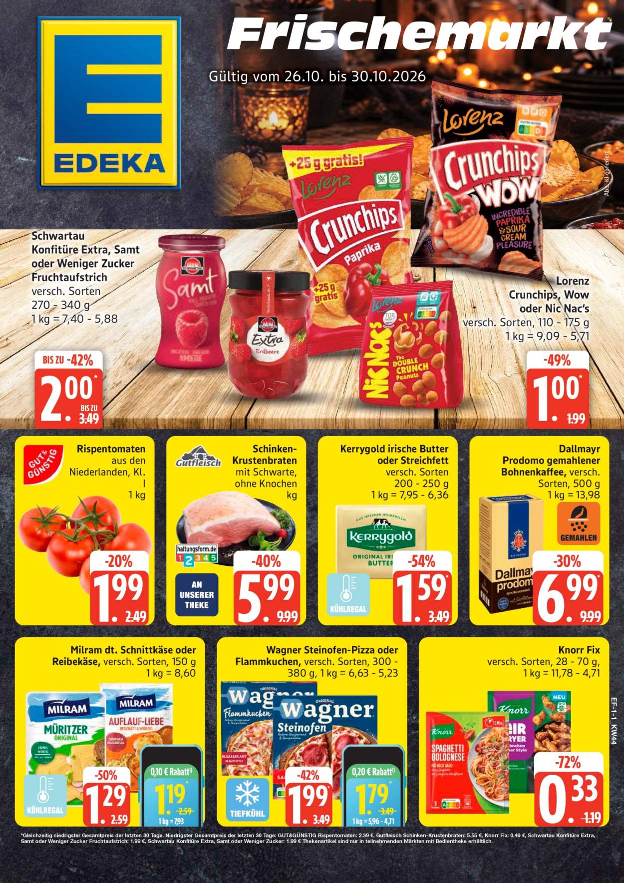 Edeka Prospekte  - 26.10.2026 - 31.10.2026. Seite 1
