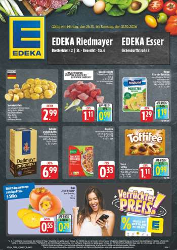 Prospekte Edeka - 26.10.2026 - 31.10.2026.