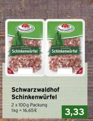Schwarzwaldhof Schinkenwürfel