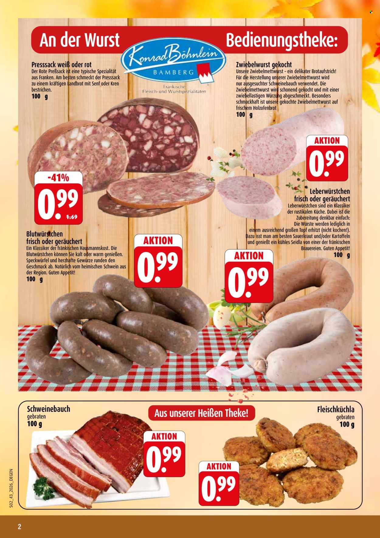 Edeka Prospekte  - 26.10.2026 - 31.10.2026. Seite 2