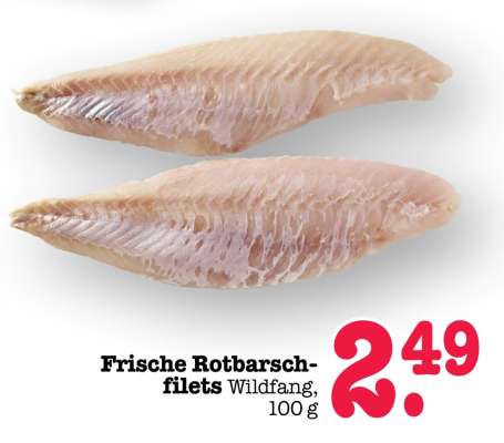 Frische Rotbarschfilets