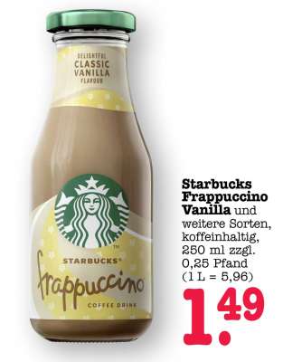 Starbucks Frappuccino Vanilla