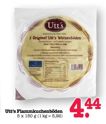 Utt's Flammkuchenböden