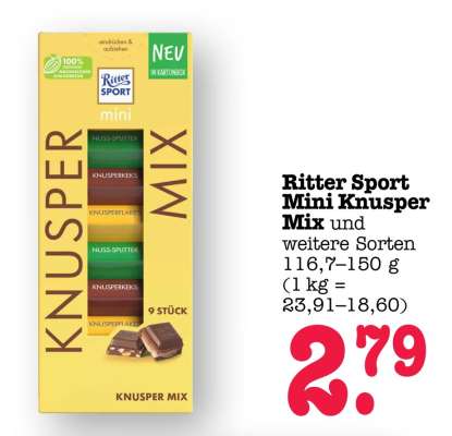 Ritter Sport Mini Knusper Mix