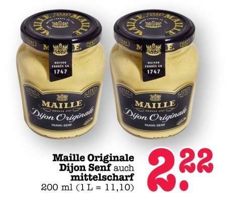 Maille Originale Dijon Senf