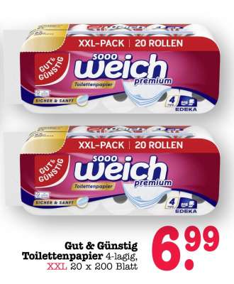 Gut & Günstig Toilettenpapier