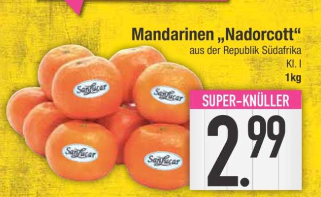 Mandarinen „Nadorcott“*
