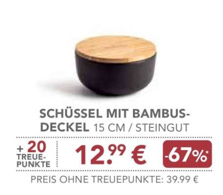 Schüssel mit Bambus-Deckel