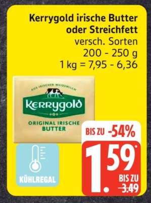 Kerrygold irische Butter oder Streichfett
