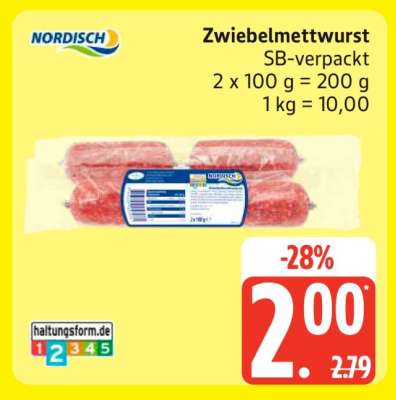 Zwiebelmettwurst