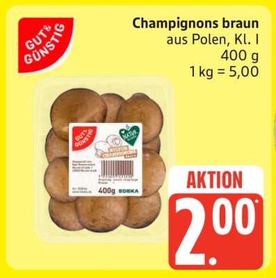 Champignons braun