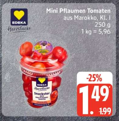 Mini-Pflaumen- tomaten