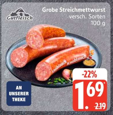 Grobe Streichmettwurst