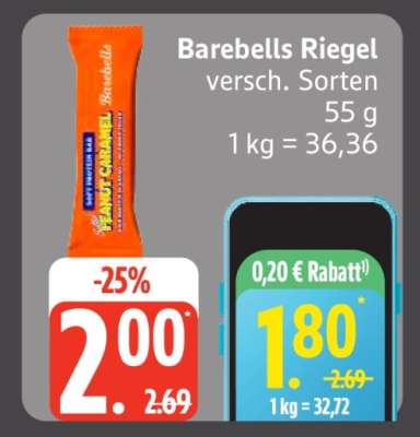 Barebells Riegel