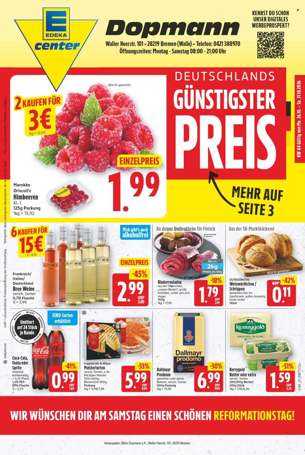 E center Prospekte  - 26.10.2026 - 31.10.2026. Seite 1