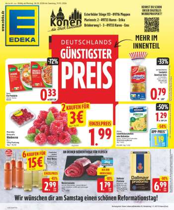 Prospekte Edeka - 26.10.2026 - 31.10.2026.