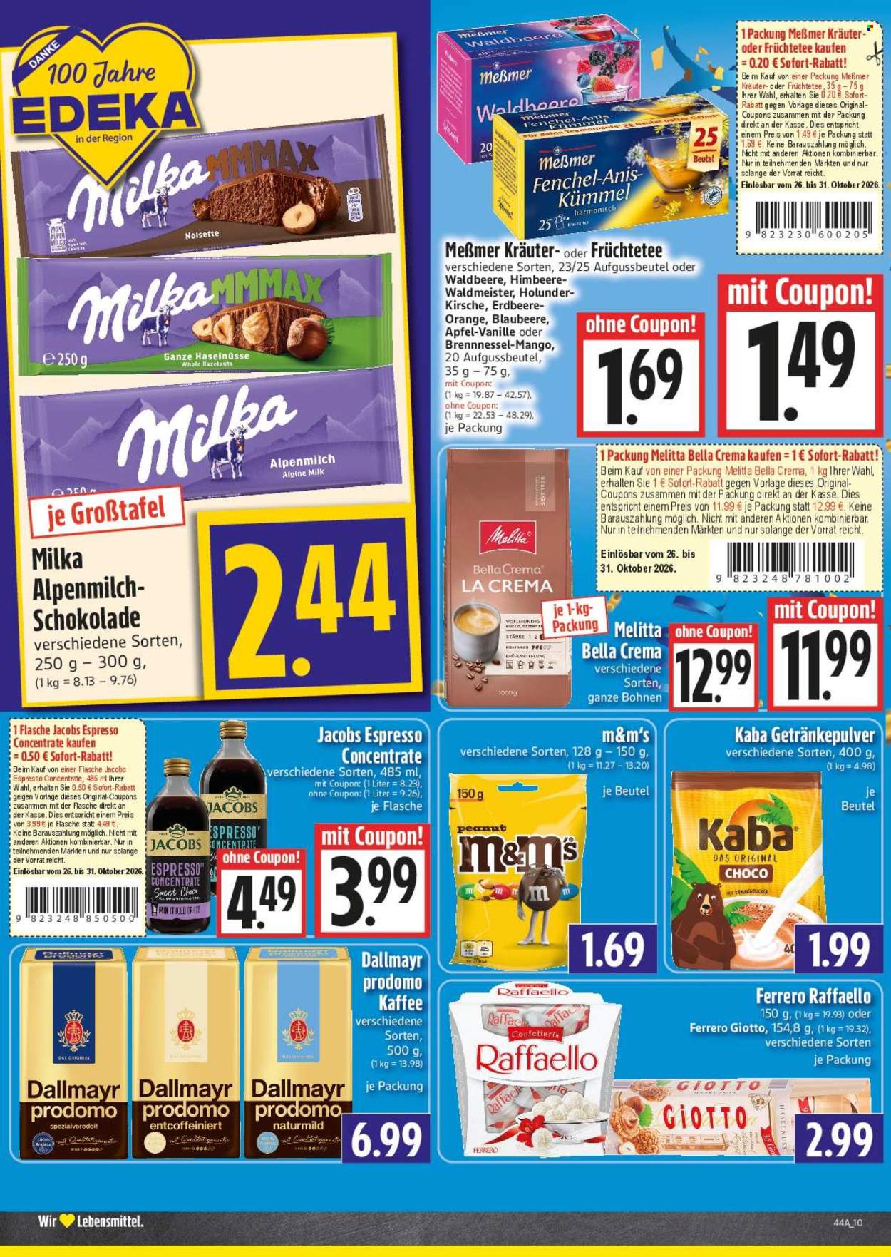 Edeka Prospekte  - 26.10.2026 - 31.10.2026. Seite 10