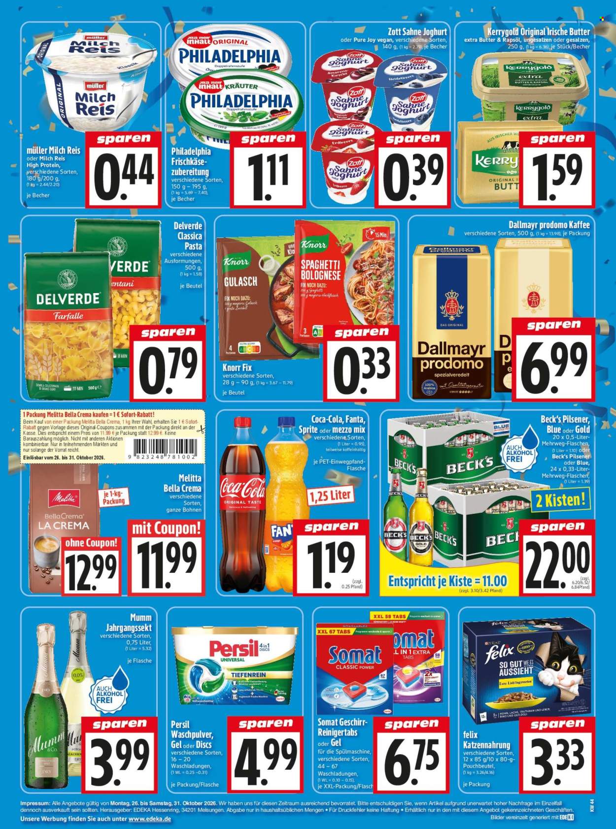 Edeka Prospekte  - 26.10.2026 - 31.10.2026. Seite 2