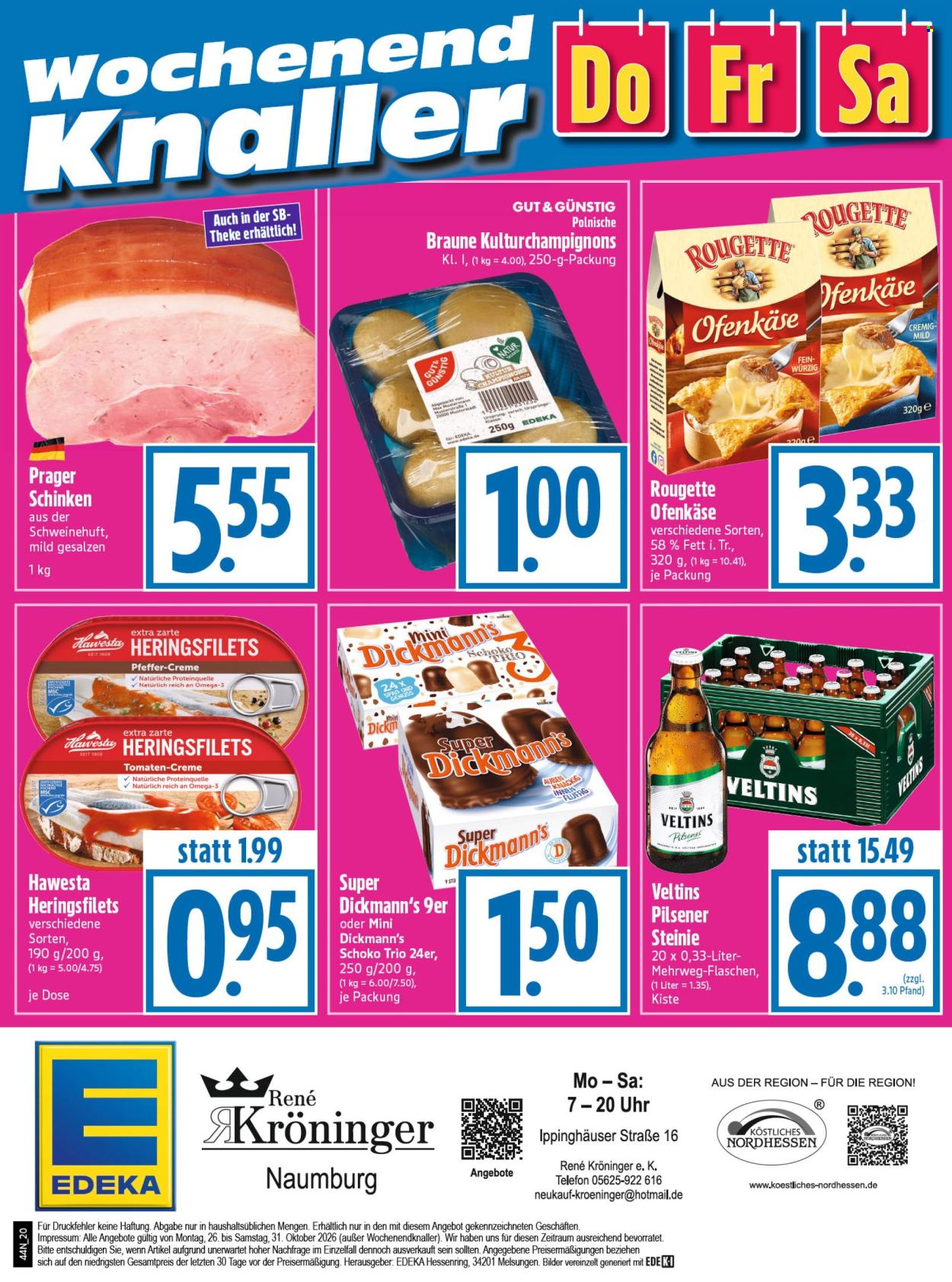 Edeka Prospekte  - 26.10.2026 - 31.10.2026. Seite 20