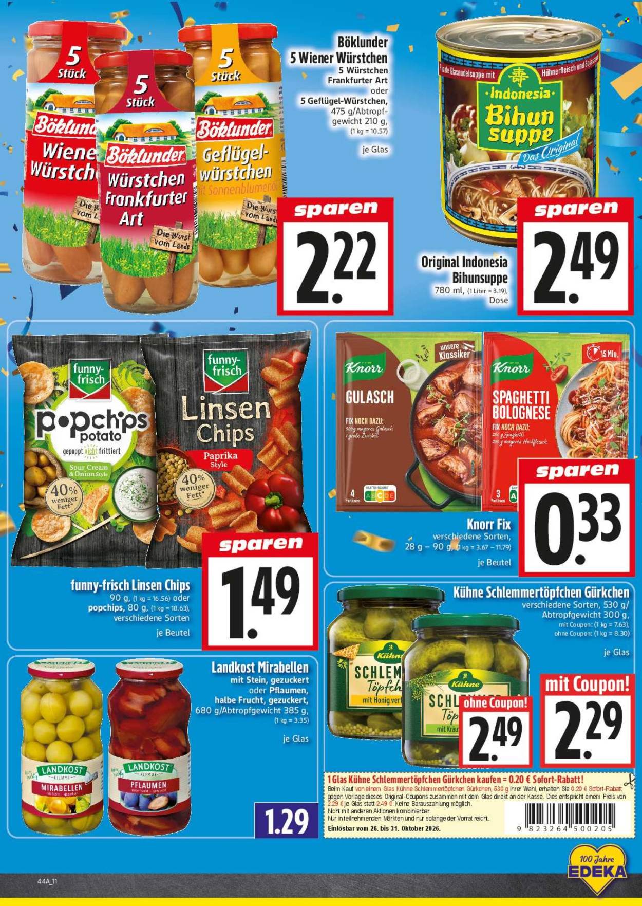 Edeka Prospekte  - 26.10.2026 - 31.10.2026. Seite 13