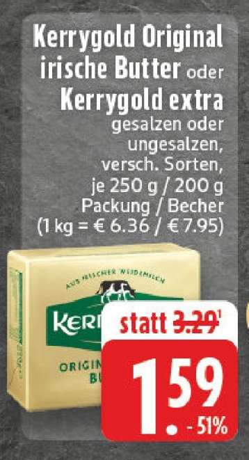Kerrygold Original irische Butter oder Kerrygold extra