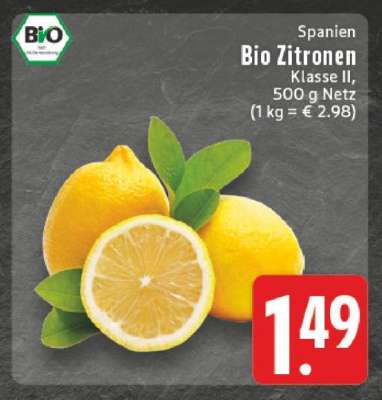 Bio-Zitronen