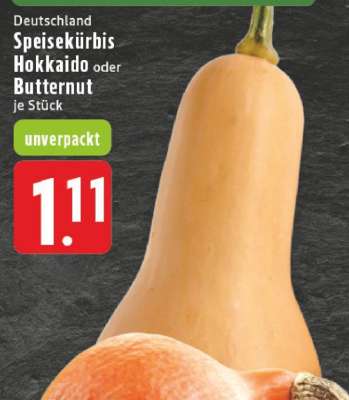 Speisekürbis 'Hokkaido' oder 'Butternut'